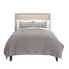 Gray King 100% Cotton 300 Thread Count Dry Clean Only Down Alternative Comforter