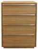 32" Natural Solid Wood Four Drawer Dresser