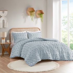 King/Cal King Clip Jacquard Comforter Set (Color: as Pic)