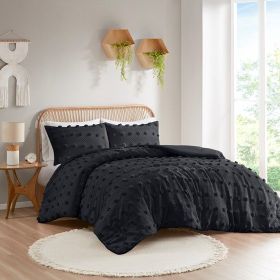 Full/Queen Clip Jacquard Comforter Set (Color: as Pic)